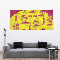 West Indies Cricket Custom Tapestry Windies Palm Tree Tropical Style - Wonder Print Shop