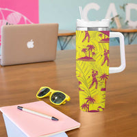 West Indies Cricket Tumbler With Handle Windies Palm Tree Tropical Style - Wonder Print Shop