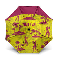 West Indies Cricket Custom Umbrella Windies Palm Tree Tropical Style - Wonder Print Shop