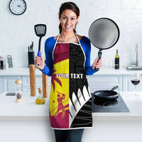 New Zealand and West Indies Cricket Custom Apron Black Cap Windies Together - Wonder Print Shop