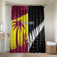 New Zealand and West Indies Cricket Custom Bathroom Set Black Cap Windies Together - Wonder Print Shop