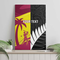 New Zealand and West Indies Cricket Custom Canvas Wall Art Black Cap Windies Together - Wonder Print Shop