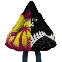 New Zealand and West Indies Cricket Custom Cloak Black Cap Windies Together - Wonder Print Shop