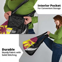 New Zealand and West Indies Cricket Custom Grocery Bag Black Cap Windies Together - Wonder Print Shop