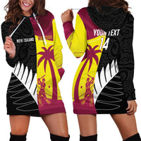 New Zealand and West Indies Cricket Custom Hoodie Dress Black Cap Windies Together - Wonder Print Shop