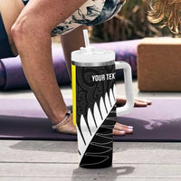 New Zealand and West Indies Cricket Custom Tumbler With Handle Black Cap Windies Together - Wonder Print Shop