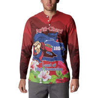 Ayiti-Cheri Independence Day Button Sweatshirt Land of High Mountains - Wonder Print Shop