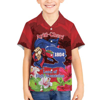 Ayiti-Cheri Independence Day Family Matching Puletasi and Hawaiian Shirt Land of High Mountains - Wonder Print Shop