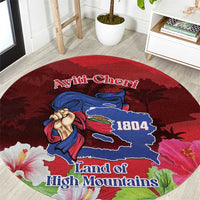 Ayiti-Cheri Independence Day Round Carpet Land of High Mountains