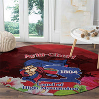 Ayiti-Cheri Independence Day Round Carpet Land of High Mountains