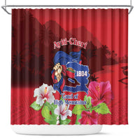 Ayiti-Cheri Independence Day Shower Curtain Land of High Mountains