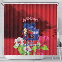Ayiti-Cheri Independence Day Shower Curtain Land of High Mountains