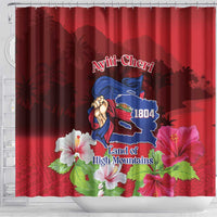 Ayiti-Cheri Independence Day Shower Curtain Land of High Mountains