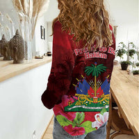 Ayiti-Cheri Independence Day Women Casual Shirt Land of High Mountains - Wonder Print Shop