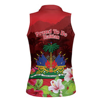 Ayiti-Cheri Independence Day Women Sleeveless Polo Shirt Land of High Mountains - Wonder Print Shop