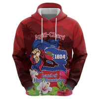 Ayiti-Cheri Independence Day Zip Hoodie Land of High Mountains - Wonder Print Shop