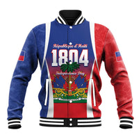 Personalized Haiti 1804 Baseball Jacket Happy Ayiti Independence Day LT14
