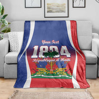 Personalized Haiti 1804 Blanket Happy Ayiti Independence Day LT14