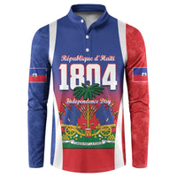 Personalized Haiti 1804 Button Sweatshirt Happy Ayiti Independence Day LT14
