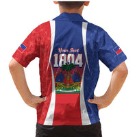 Personalized Haiti 1804 Family Matching Mermaid Dress and Hawaiian Shirt Happy Ayiti Independence Day LT14