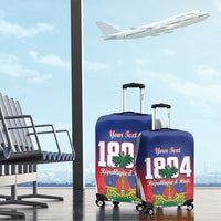 Personalized Haiti 1804 Luggage Cover Happy Ayiti Independence Day LT14