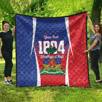 Personalized Haiti 1804 Quilt Happy Ayiti Independence Day LT14