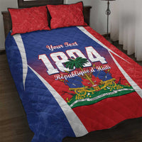 Personalized Haiti 1804 Quilt Bed Set Happy Ayiti Independence Day LT14