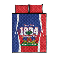 Personalized Haiti 1804 Quilt Bed Set Happy Ayiti Independence Day LT14