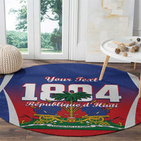 Personalized Haiti 1804 Round Carpet Happy Ayiti Independence Day LT14