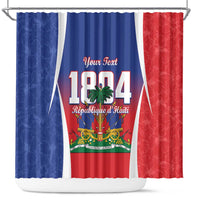 Personalized Haiti 1804 Shower Curtain Happy Ayiti Independence Day LT14