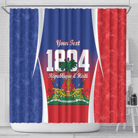 Personalized Haiti 1804 Shower Curtain Happy Ayiti Independence Day LT14