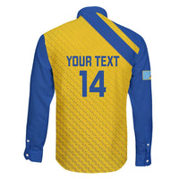 Custom Saint Lucia Football Family Matching Short Sleeve Bodycon Dress and Hawaiian Shirt 2025 Go Champions - Yellow Version