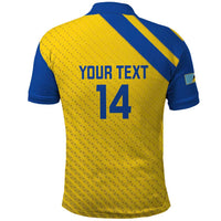 Custom Saint Lucia Football Polo Shirt 2025 Go Champions - Yellow Version