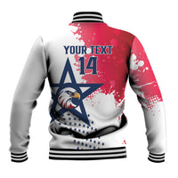 Custom United States Rugby Baseball Jacket 2024 Pacific Go Eagles - Wonder Print Shop