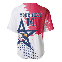 Custom United States Rugby Baseball Jersey 2024 Pacific Go Eagles - Wonder Print Shop