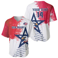 Custom United States Rugby Baseball Jersey 2024 Pacific Go Eagles - Wonder Print Shop