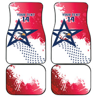 Custom United States Rugby Car Mats 2024 Pacific Go Eagles - Wonder Print Shop