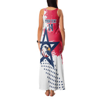 Custom United States Rugby Family Matching Tank Maxi Dress and Hawaiian Shirt 2024 Pacific Go Eagles - Wonder Print Shop