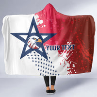 Custom United States Rugby Hooded Blanket 2024 Pacific Go Eagles