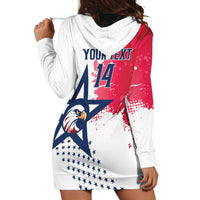 Custom United States Rugby Hoodie Dress 2024 Pacific Go Eagles - Wonder Print Shop