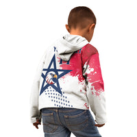 Custom United States Rugby Kid Hoodie 2024 Pacific Go Eagles - Wonder Print Shop