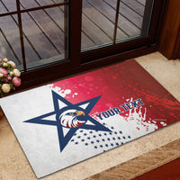Custom United States Rugby Rubber Doormat 2024 Pacific Go Eagles - Wonder Print Shop