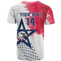 Custom United States Rugby T Shirt 2024 Pacific Go Eagles - Wonder Print Shop