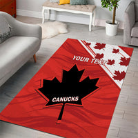 Custom Canada Rugby Area Rug 2024 Pacific Go Canucks - Wonder Print Shop