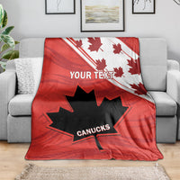 Custom Canada Rugby Blanket 2024 Pacific Go Canucks