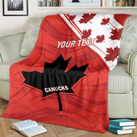 Custom Canada Rugby Blanket 2024 Pacific Go Canucks