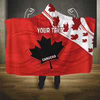 Custom Canada Rugby Hooded Blanket 2024 Pacific Go Canucks