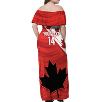 Custom Canada Rugby Off Shoulder Maxi Dress 2024 Pacific Go Canucks - Wonder Print Shop