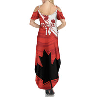 Custom Canada Rugby Summer Maxi Dress 2024 Pacific Go Canucks - Wonder Print Shop