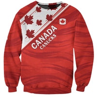 Custom Canada Rugby Sweatshirt 2024 Pacific Go Canucks - Wonder Print Shop